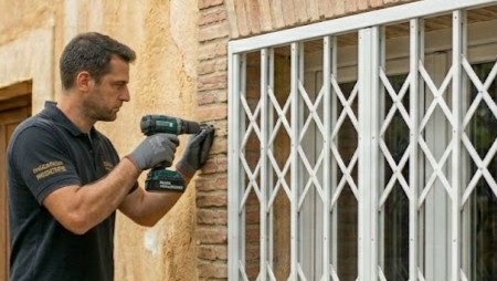 Window security grill