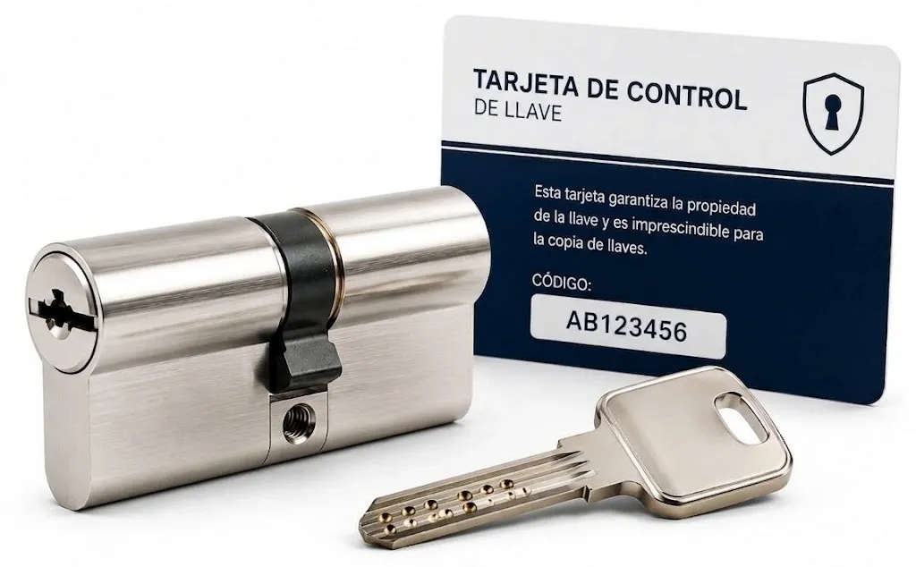 Bombín Alta Seguridad con Tarjeta de Propiedad